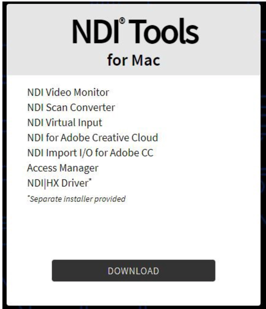 ndi scan converter for mac