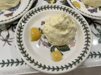 Photo of lemon delight on a dish