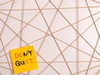 Note with Don't Quit edited to read Quit