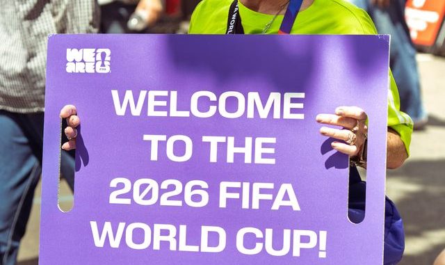 Welcome to the World Cup Sign