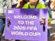 Welcome to the World Cup Sign